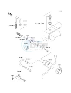 KAF 620 J [MULE 3010 TRANS4X4] (J6J-J8F) J8F drawing FUEL PUMP