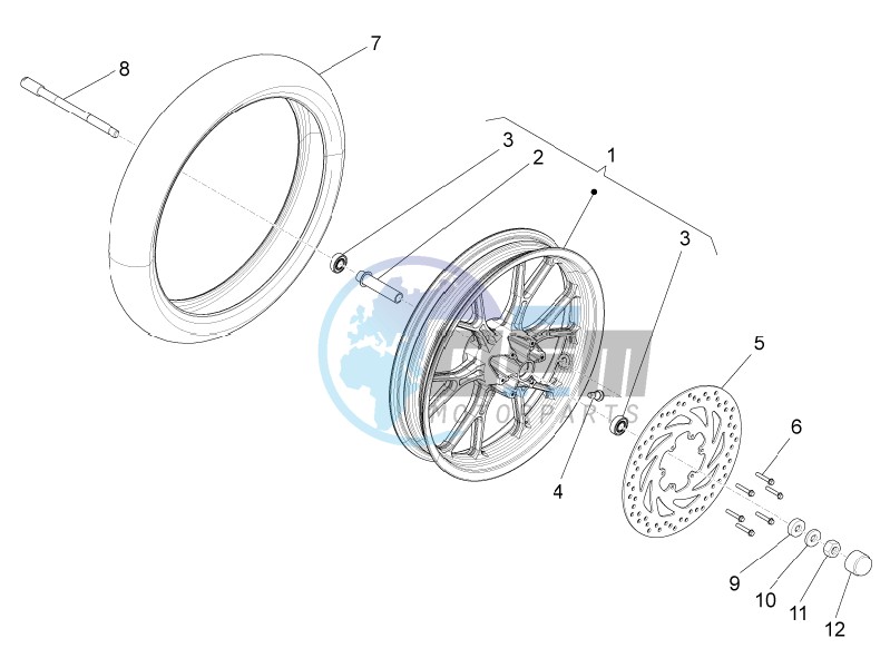 Front wheel