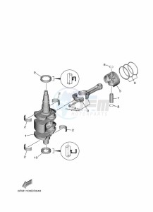 F20GWHL drawing CRANKSHAFT--PISTON