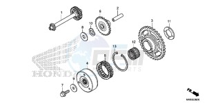 CBR1000RAG CBR1000 - Fireblade ABS Europe Direct - (ED) drawing STARTING CLUTCH