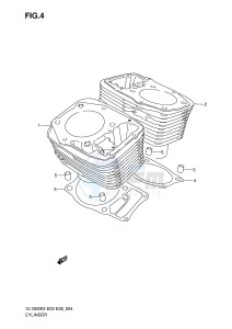 VL1500 (E3-E28) drawing CYLINDER