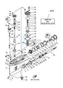 Z200N drawing LOWER-CASING-x-DRIVE-1