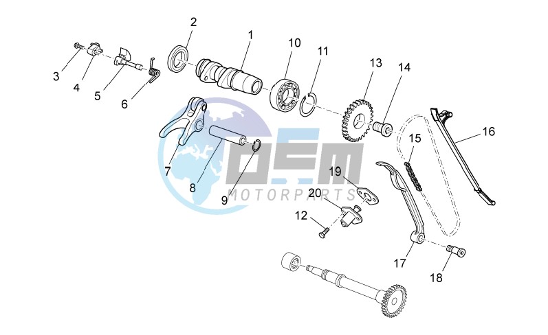 Front cylinder timing system