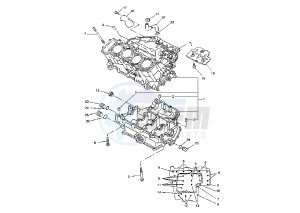 YZF R1 1000 drawing CRANKCASE