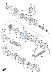 RM-Z250 drawing TRANSMISSION