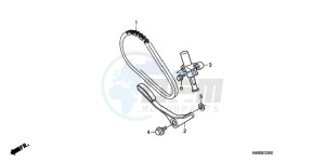 TRX250TMA U drawing CAM CHAIN/TENSIONER