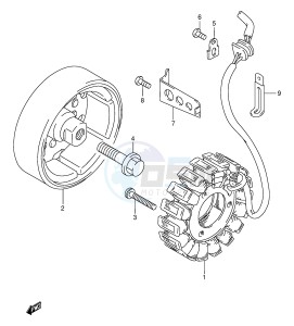 GS500 (E2) drawing GENERATOR