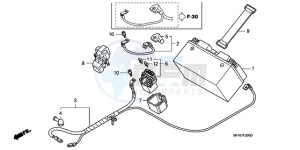 CB1000RA UK - (E / MPH) drawing BATTERY