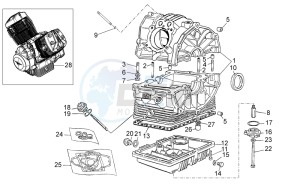 V7 II Stone ABS 750 USA-CND drawing Crank-case