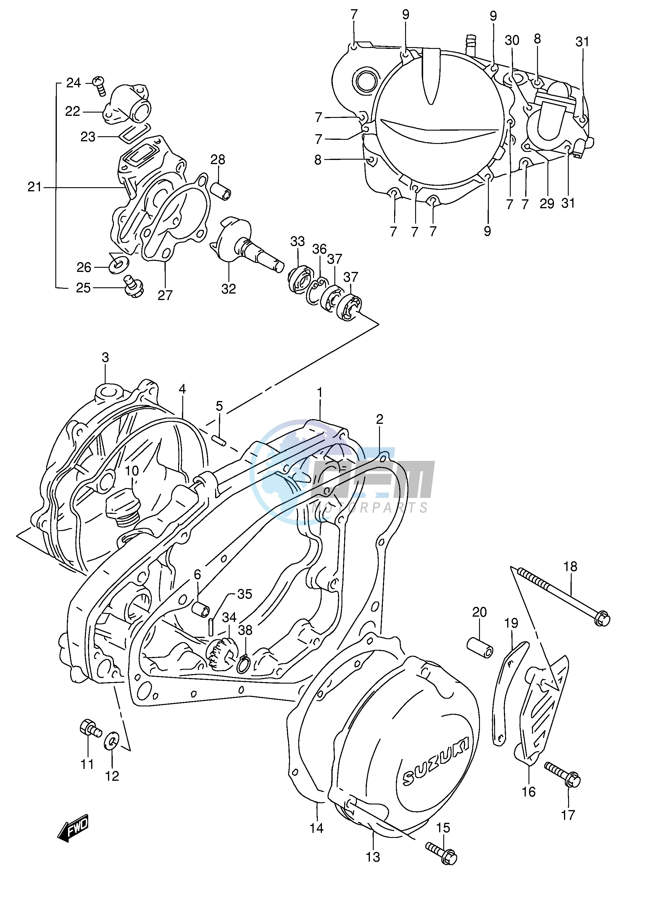 CRANKCASE COVER