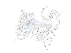 MP3 500 MAXI SPORT BUSINESS ADVANCED E4 ABS (EMEA) drawing Cooler pump