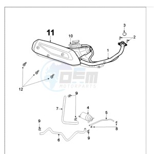 VIVA 3 L 50 4T SIXTIES drawing EXHAUST