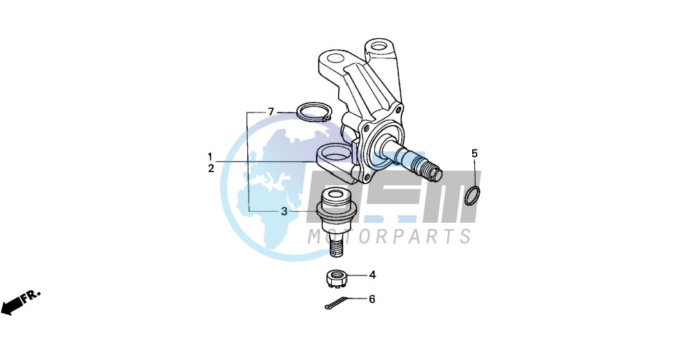 KNUCKLE (TRX350TM/TE)