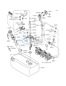 JT 900 A [900 STX] (A1-A2) [900 STX] drawing FUEL TANK