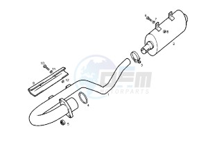 SENDA SM - 125 drawing SILENCER