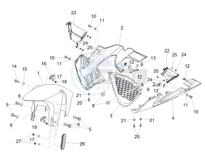 RSV4 1000 RACING FACTORY E4 ABS (APAC) drawing Front mudguard-Pillar