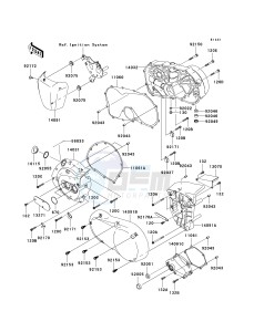 VN 900 D[VULCAN 900 CLASSIC LT] (6F-9F) D9F drawing ENGINE COVER-- S- -