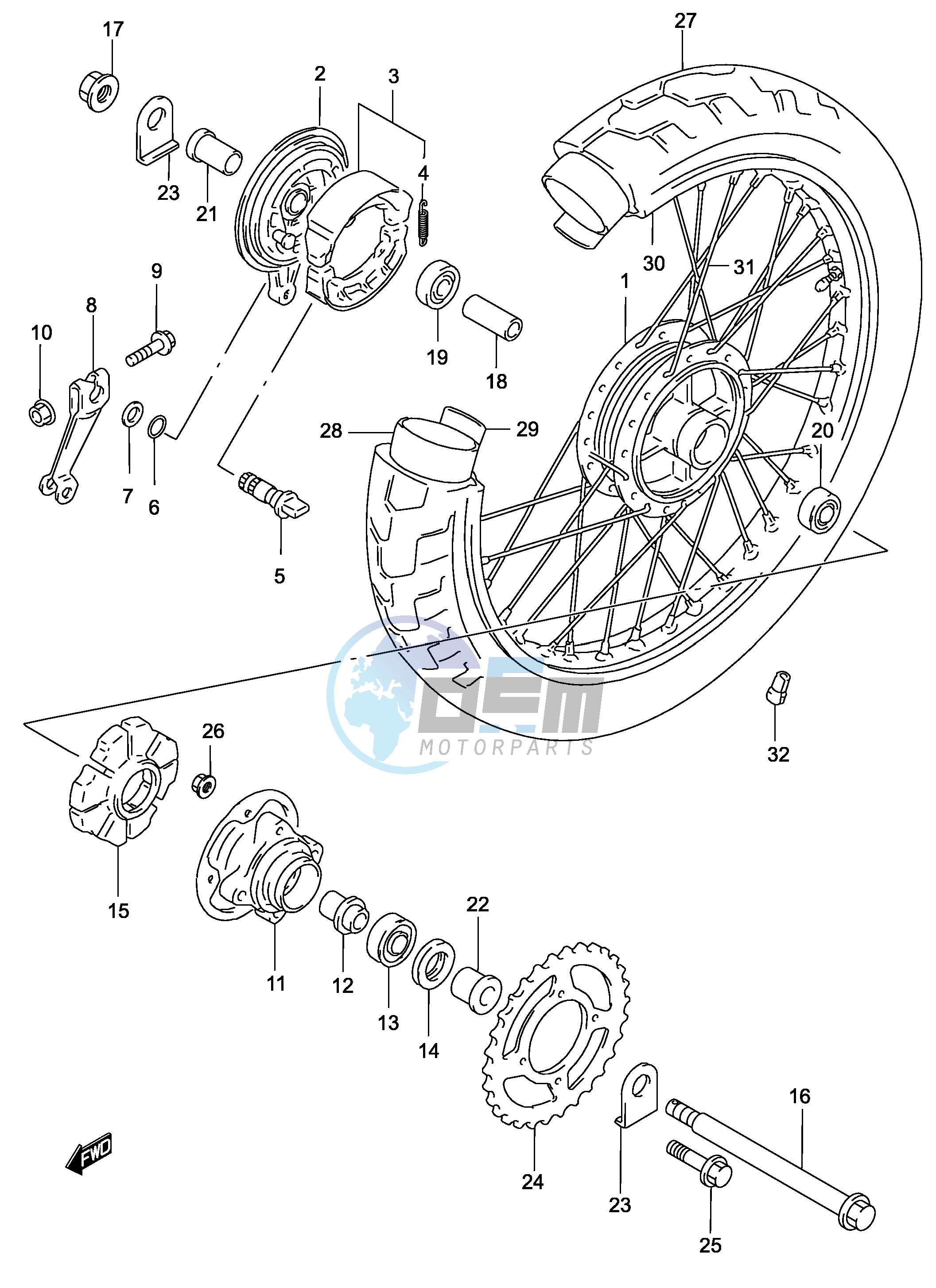 REAR WHEEL