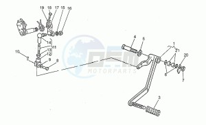 GT 1000 drawing Gear lever