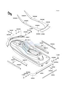 JET SKI ULTRA LX JT1500C8F EU drawing Pads