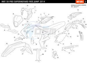 MRT-50-PRO-SM-FREE-JUMP drawing PLASTICS - COVERS