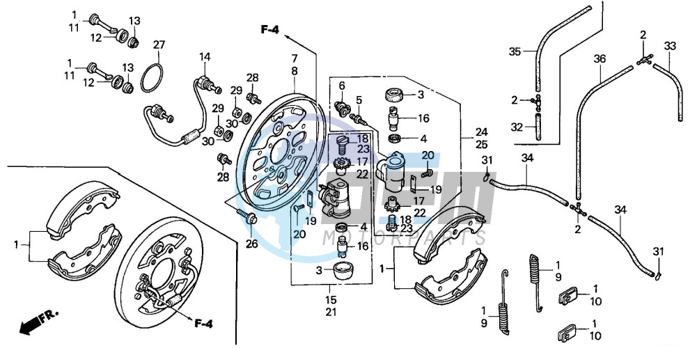 FRONT BRAKE PANEL