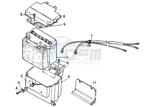 Hexagon LX-LXT 125-180 drawing Battery