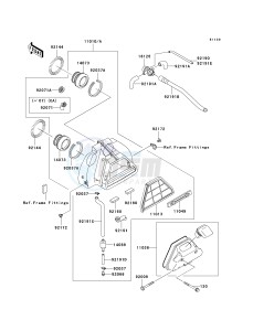 EN 500 C [VULCAN 500 LTD] (C6F-C9F) C6F drawing AIR CLEANER