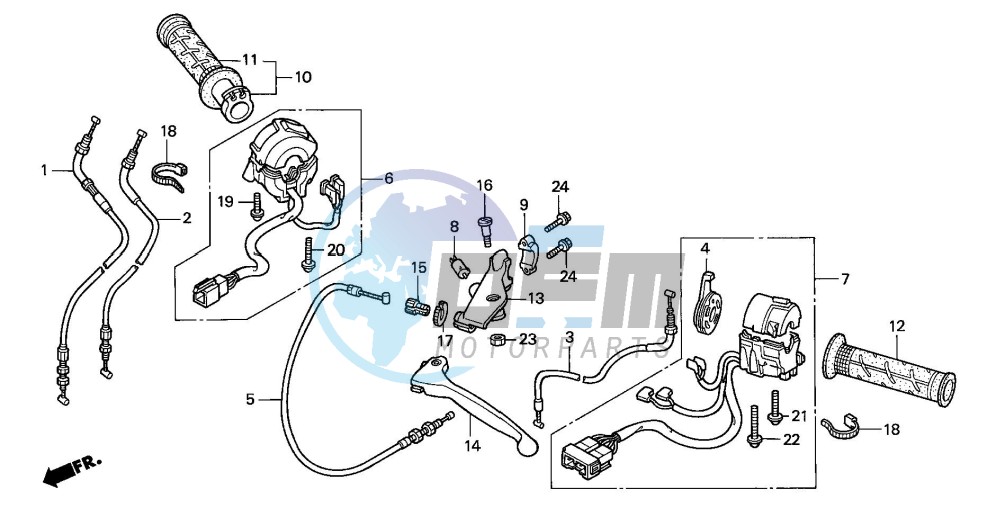 HANDLE LEVER/SWITCH/CABLE (1)