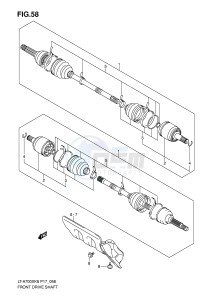 LT-A700X (P17) drawing FRONT DRIVE SHAFT