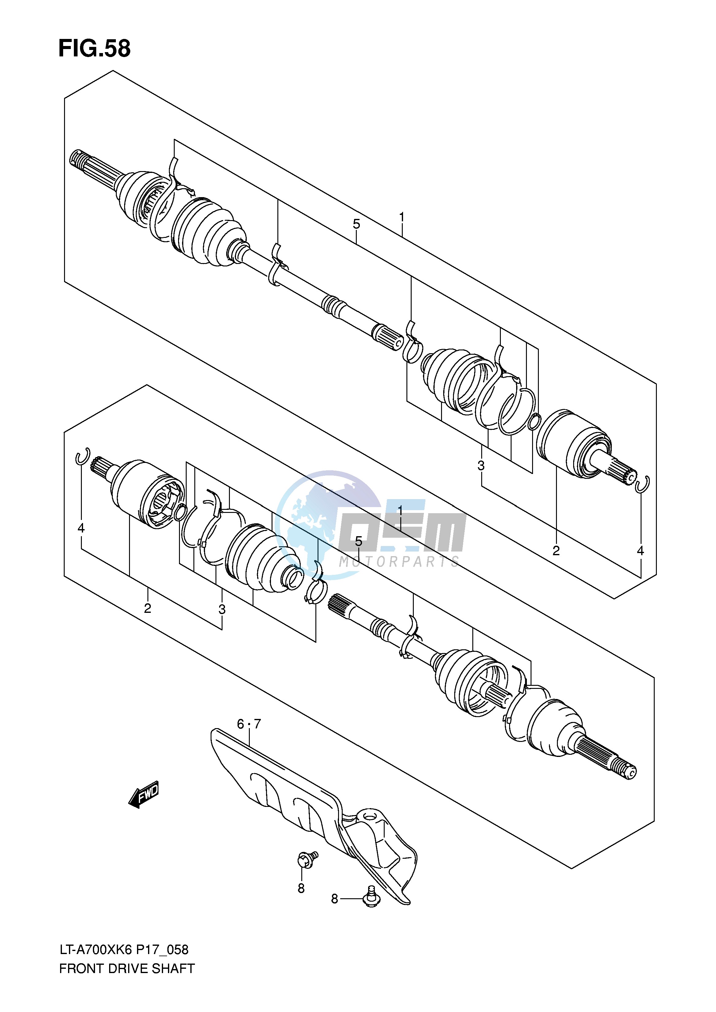 FRONT DRIVE SHAFT