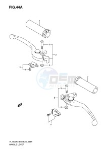 VL1500 (E3-E28) drawing HANDLE LEVER (MODEL K7 K8 K9)