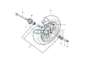 BW'S ORIGINAL EURO2 50 drawing FRONT WHEEL