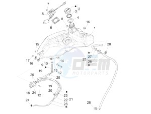 PRIMAVERA 50 4T 4V NOABS E2 (NAFTA) drawing Fuel tank