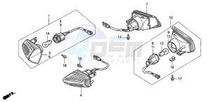 VFR750F drawing WINKER (1)