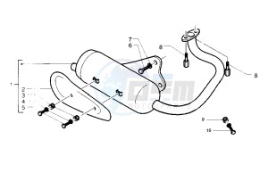 Zip 50 4T drawing Silencer