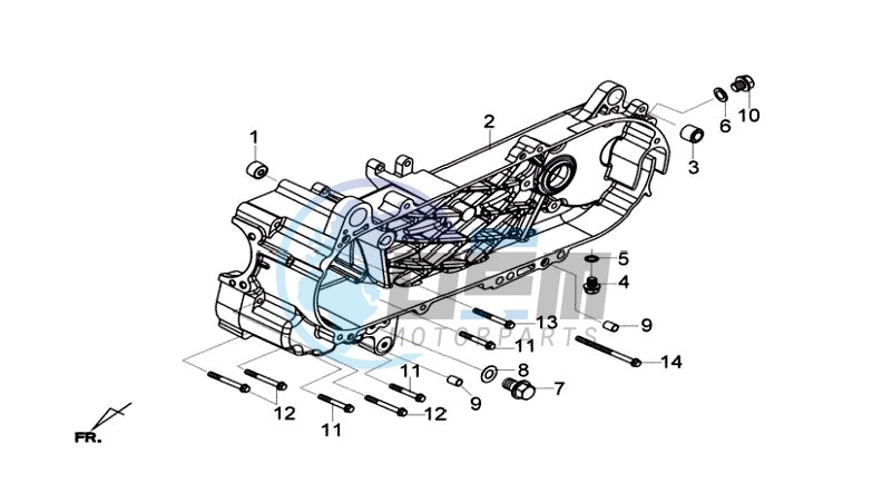 CRANKCASE LEFT