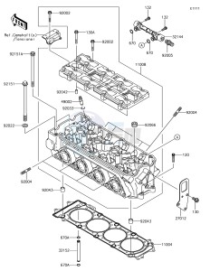 JET SKI STX-15F JT1500AHF EU drawing Cylinder Head