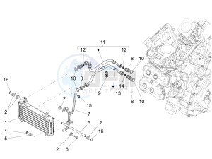 ETV 1200 Caponord Carabinieri drawing Oil radiator