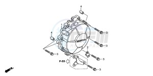 CBR600RR drawing GENERATOR COVER