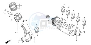 CBR600RR drawing CRANKSHAFT/PISTON