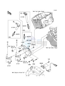 VN900_CLASSIC VN900B8F GB XX (EU ME A(FRICA) drawing Ignition System