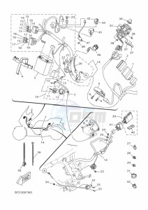 CZD300-A XMAX 300 (BY35) drawing M. CYLINDER FOR DISK BRAKE