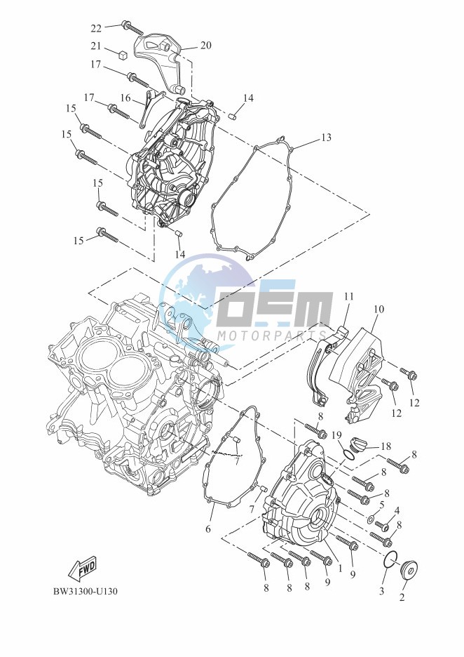 CRANKCASE COVER 1