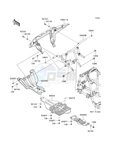 KVF 750 E [BRUTE FORCE 750 4X4I NRA OUTDOORS] (E8F-E9FA) E9F drawing GUARD-- S- -