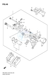 RM-Z250 (E03) drawing REAR CALIPER