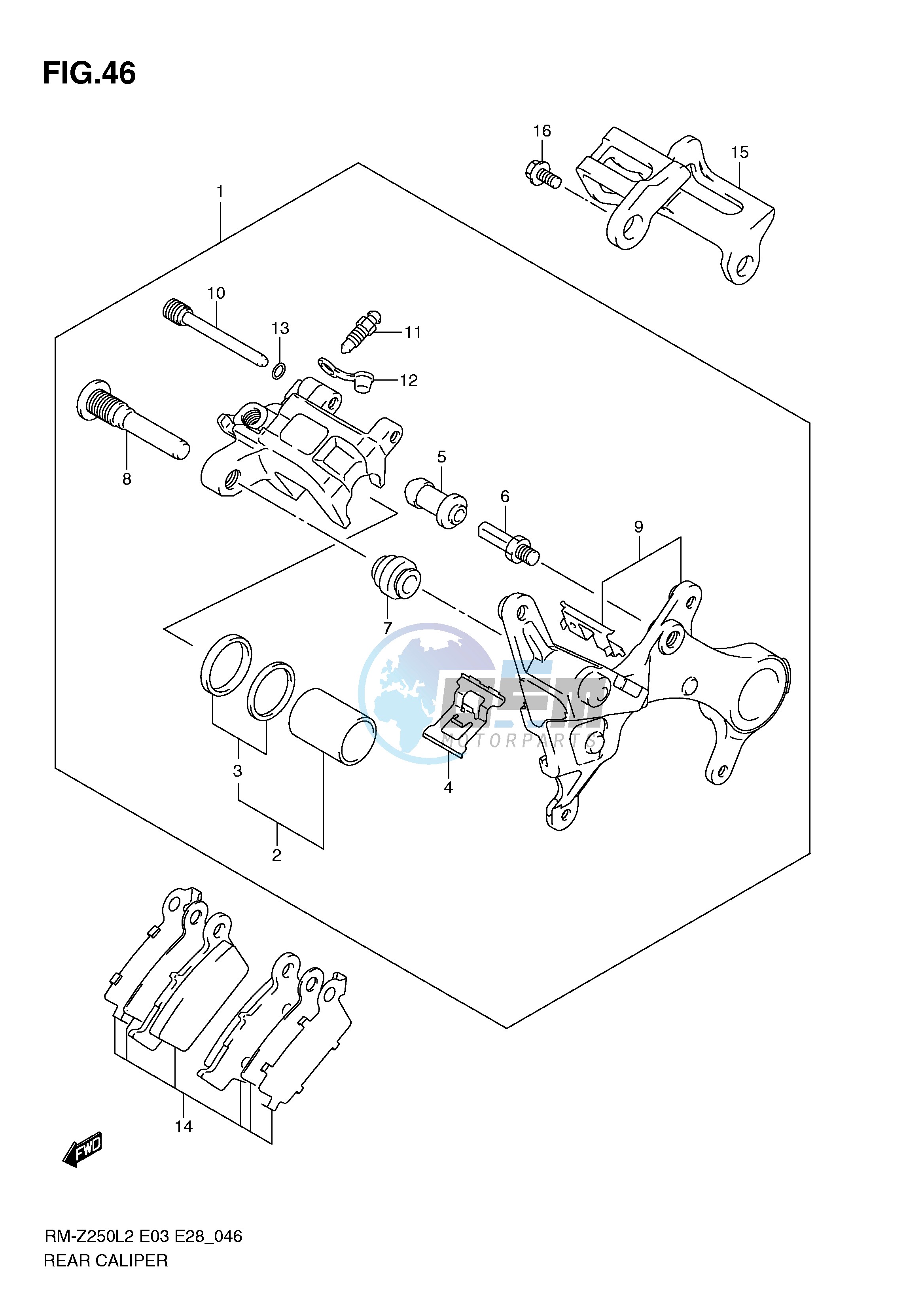 REAR CALIPER