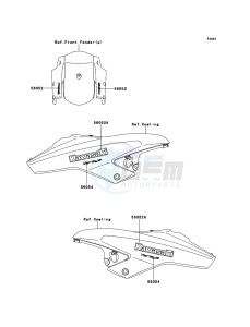 VERSYS_ABS KLE650DBF GB XX (EU ME A(FRICA) drawing Decals(Red)(Black)