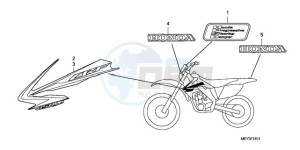 CRF450X9 Europe Direct - (ED) drawing MARK (CRF450X9)