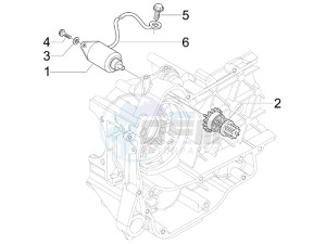 X Evo 125 Euro 3 (UK) drawing Stater - Electric starter